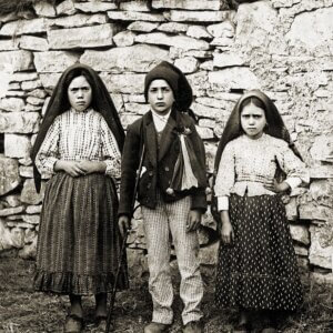 Before Our Lady came, who visited the children at Fatima?